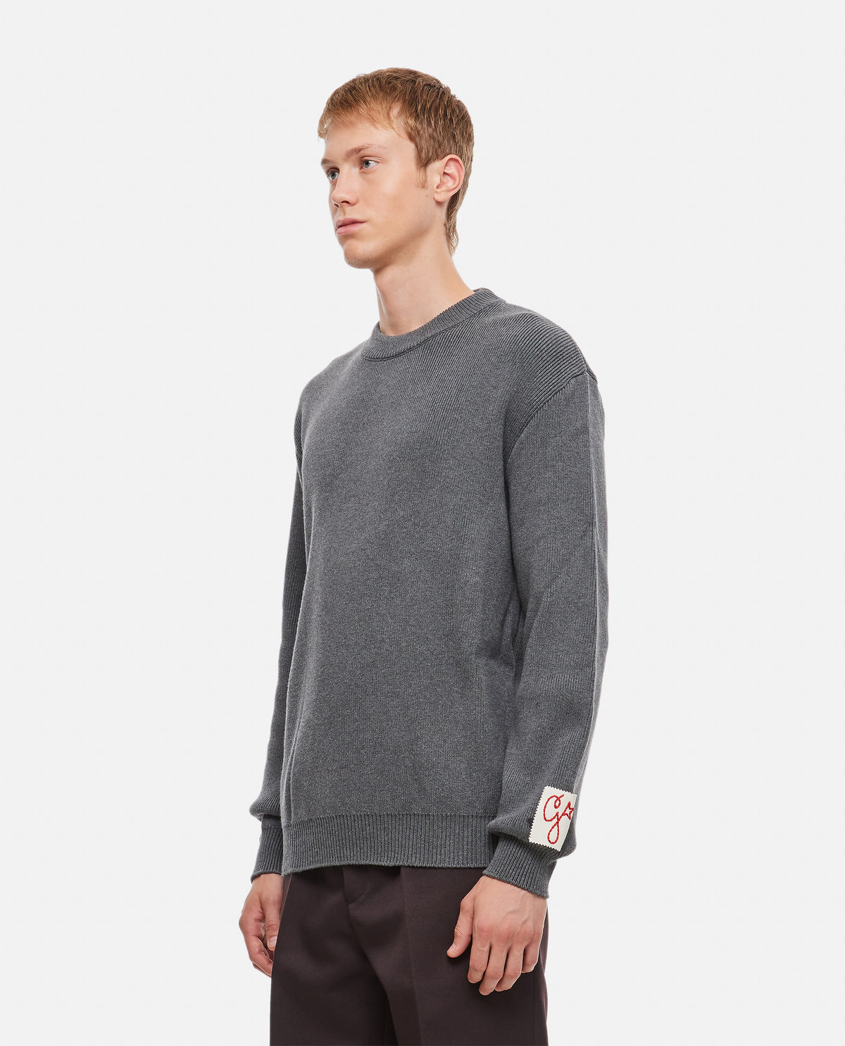 Golden Goose Men Cotton Crewneck Sweatshirt GOLDEN GOOSE