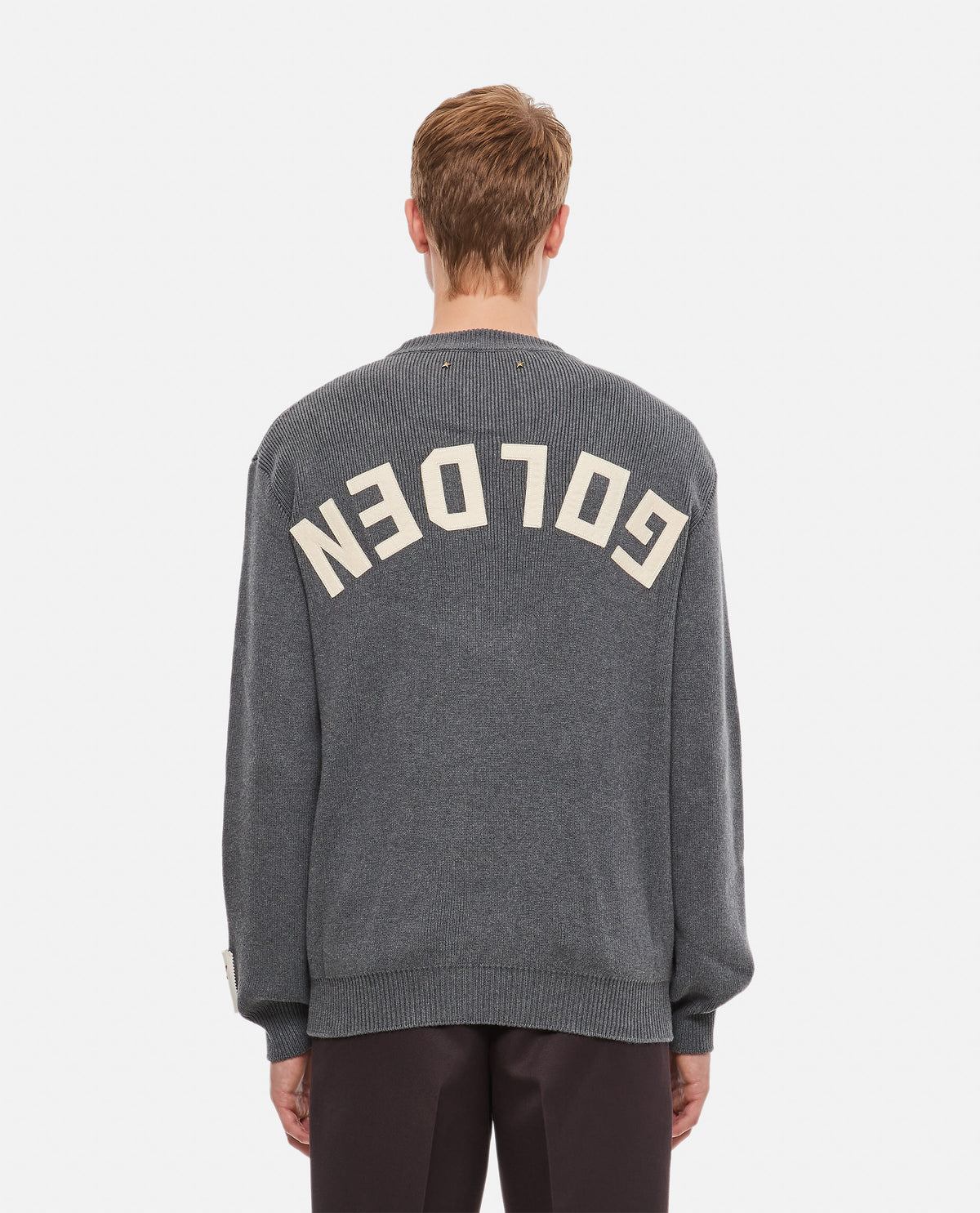Golden Goose Men Cotton Crewneck Sweatshirt GOLDEN GOOSE