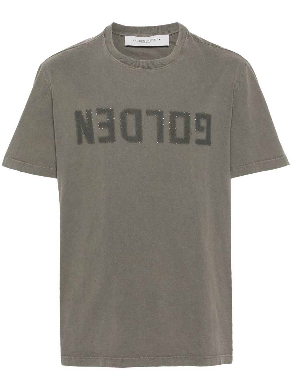 Golden Goose Men Logo Cotton T-Shirt GOLDEN GOOSE