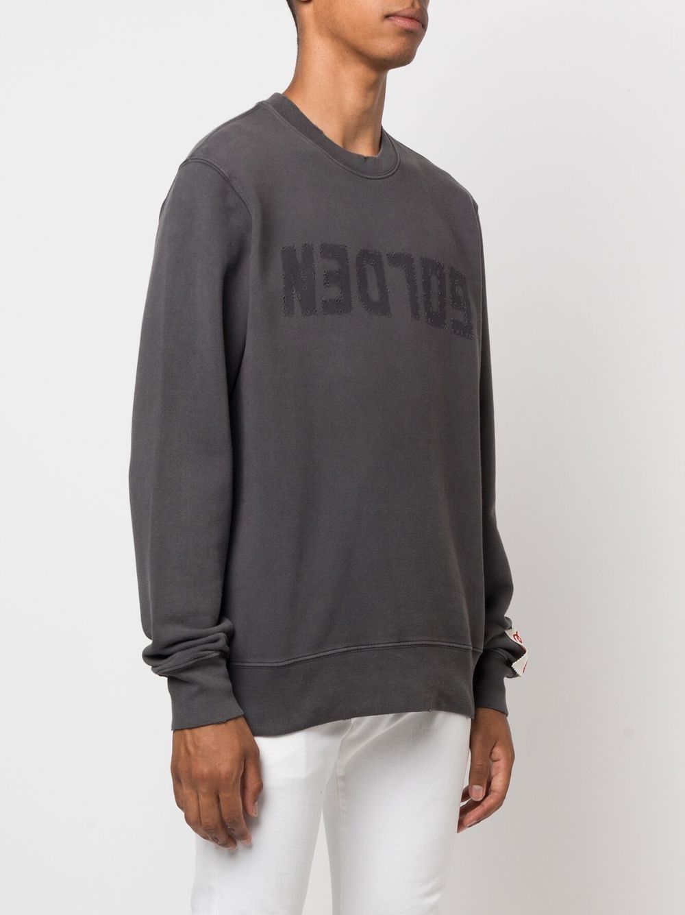 Golden Goose Men Logo Cotton Sweatshirt GOLDEN GOOSE