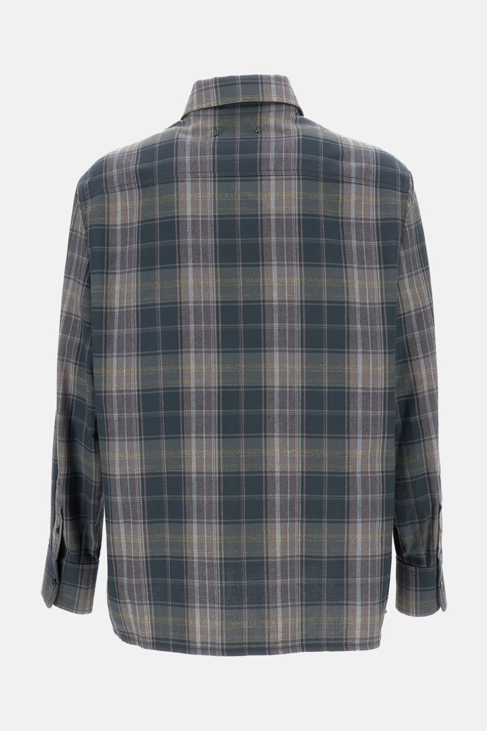 Golden Goose Men Journey Checked Cotton  Shirt GOLDEN GOOSE
