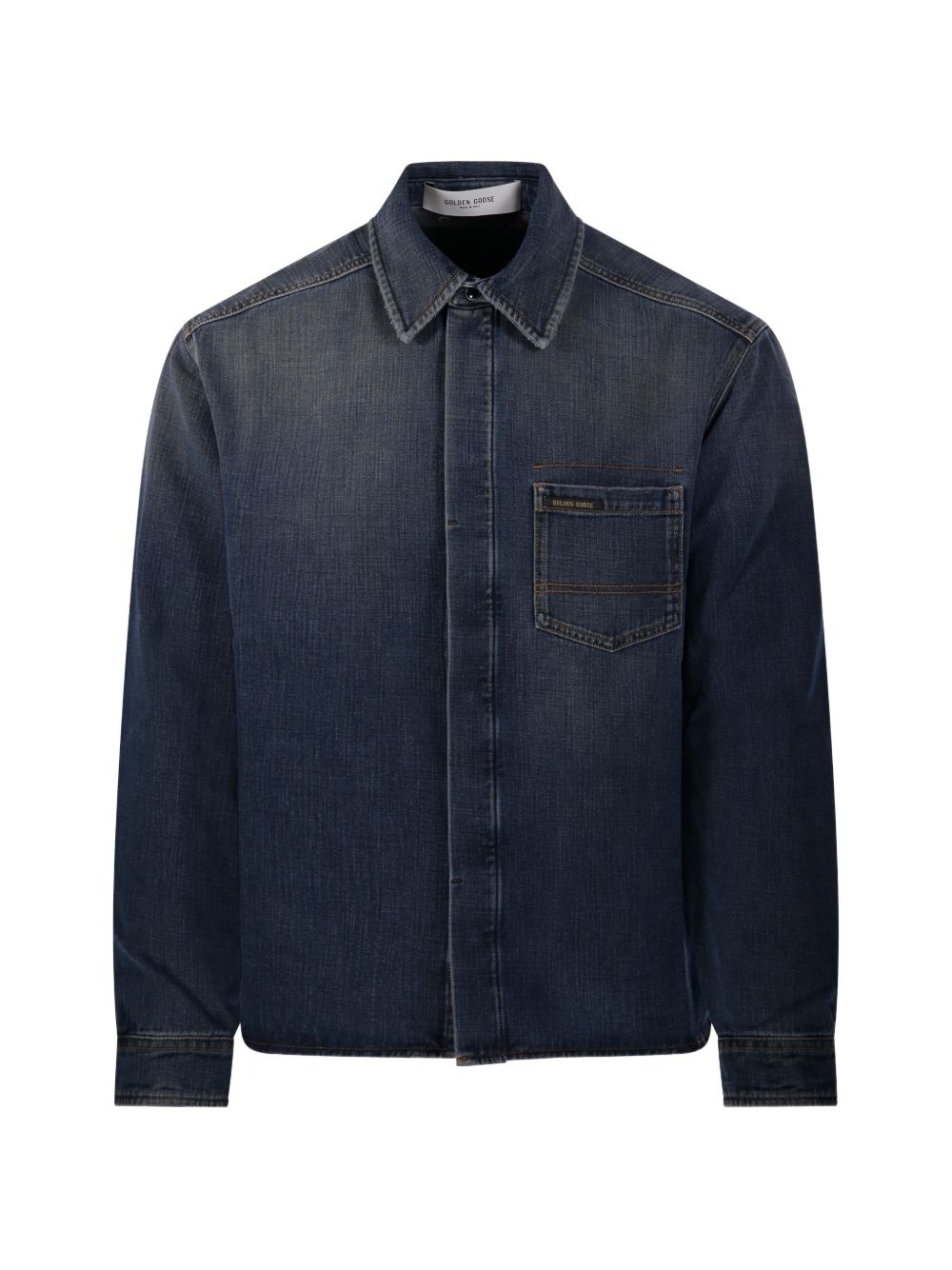 Golden Goose Men Denim Cotton Shirt GOLDEN GOOSE