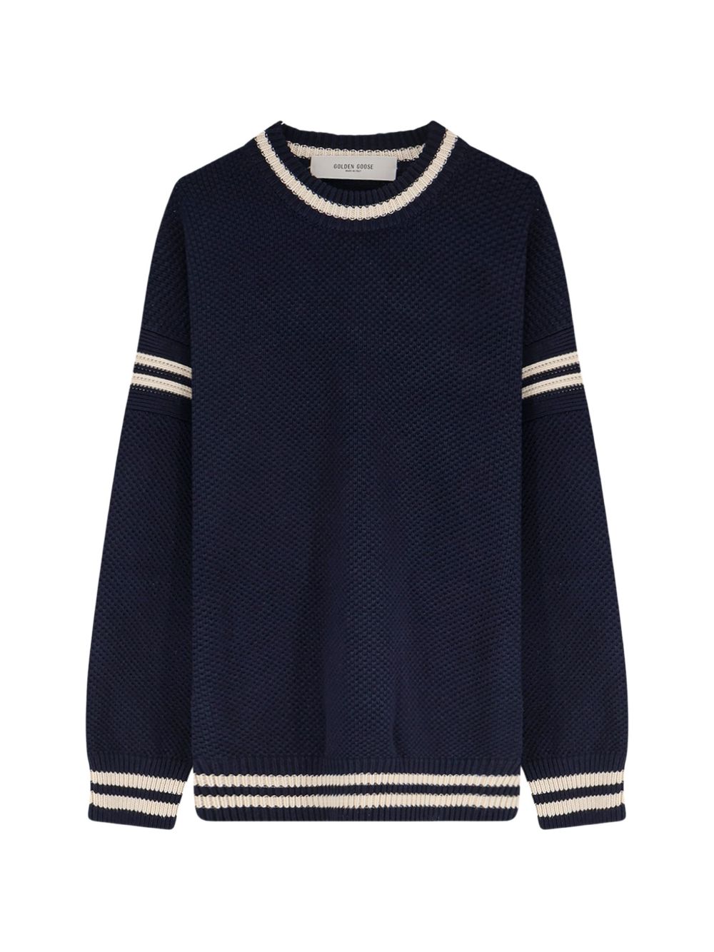 Golden Goose Men Cotton Crewneck Sweater GOLDEN GOOSE
