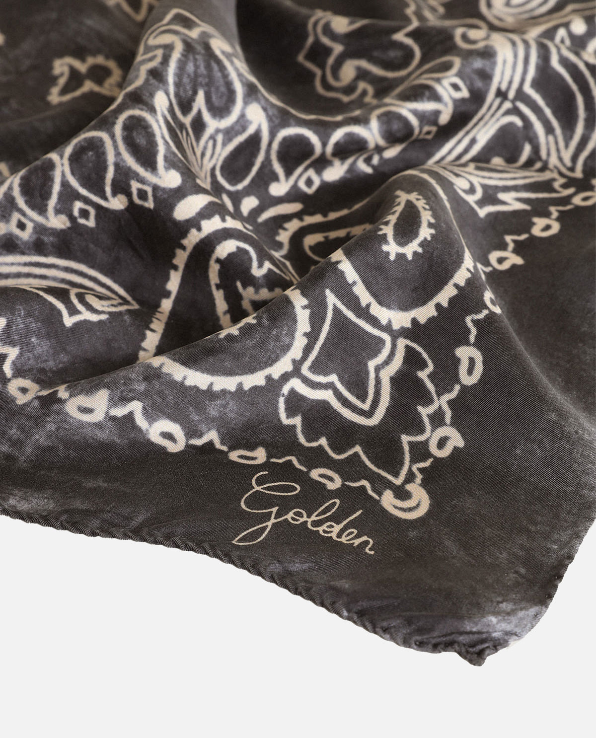 Golden Goose Women Foulard Paisley Print Silk GOLDEN GOOSE