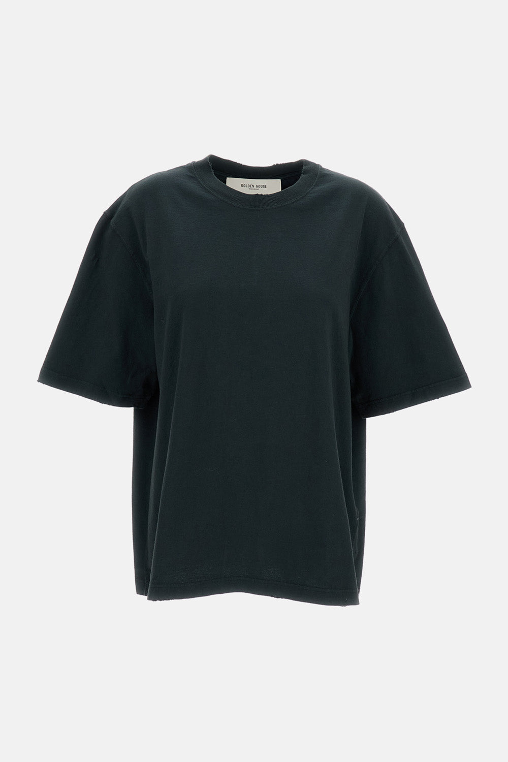 Golden Goose Men T-Shirt Relaxed Fit Logo Patch GOLDEN GOOSE