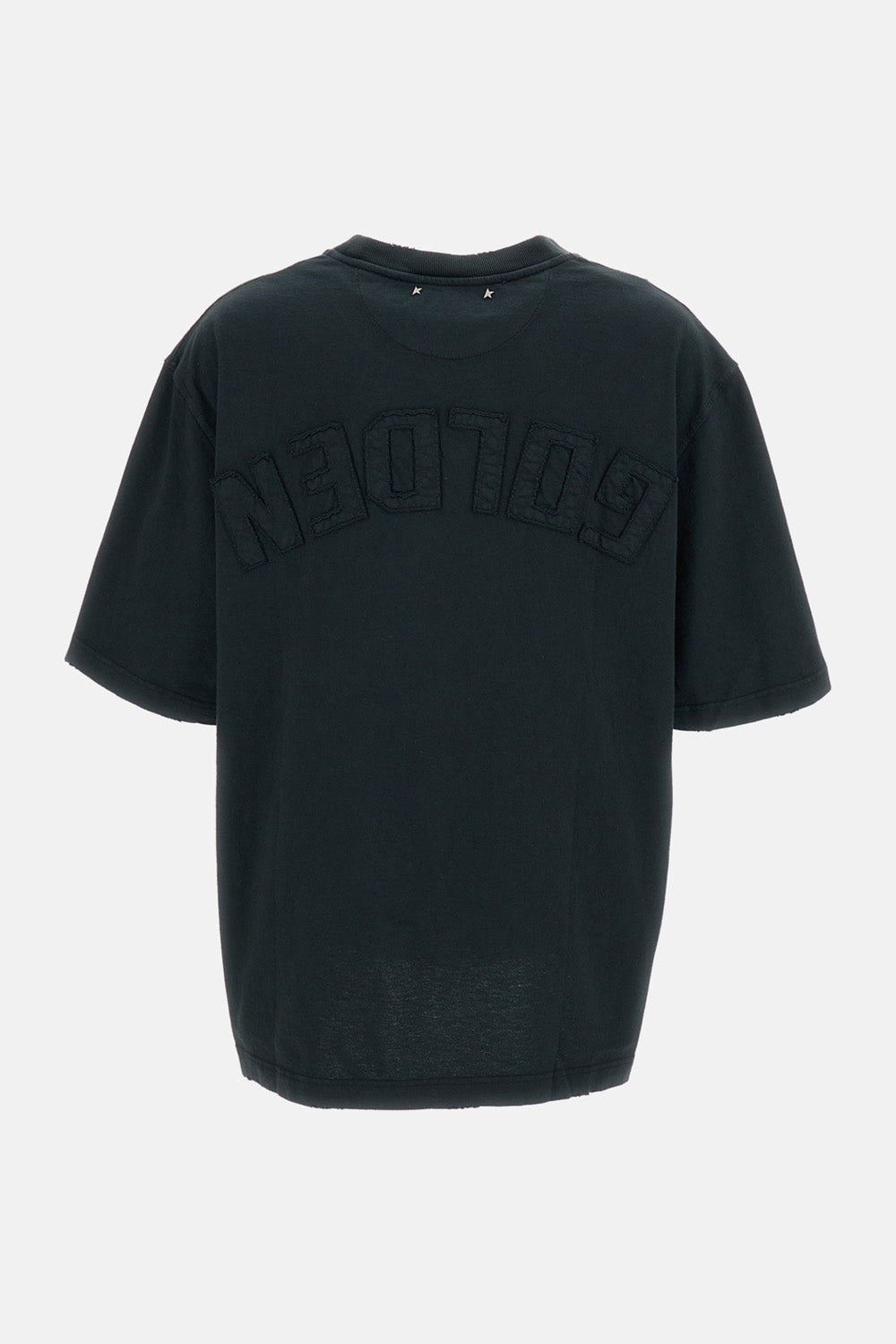 Golden Goose Men T-Shirt Relaxed Fit Logo Patch GOLDEN GOOSE