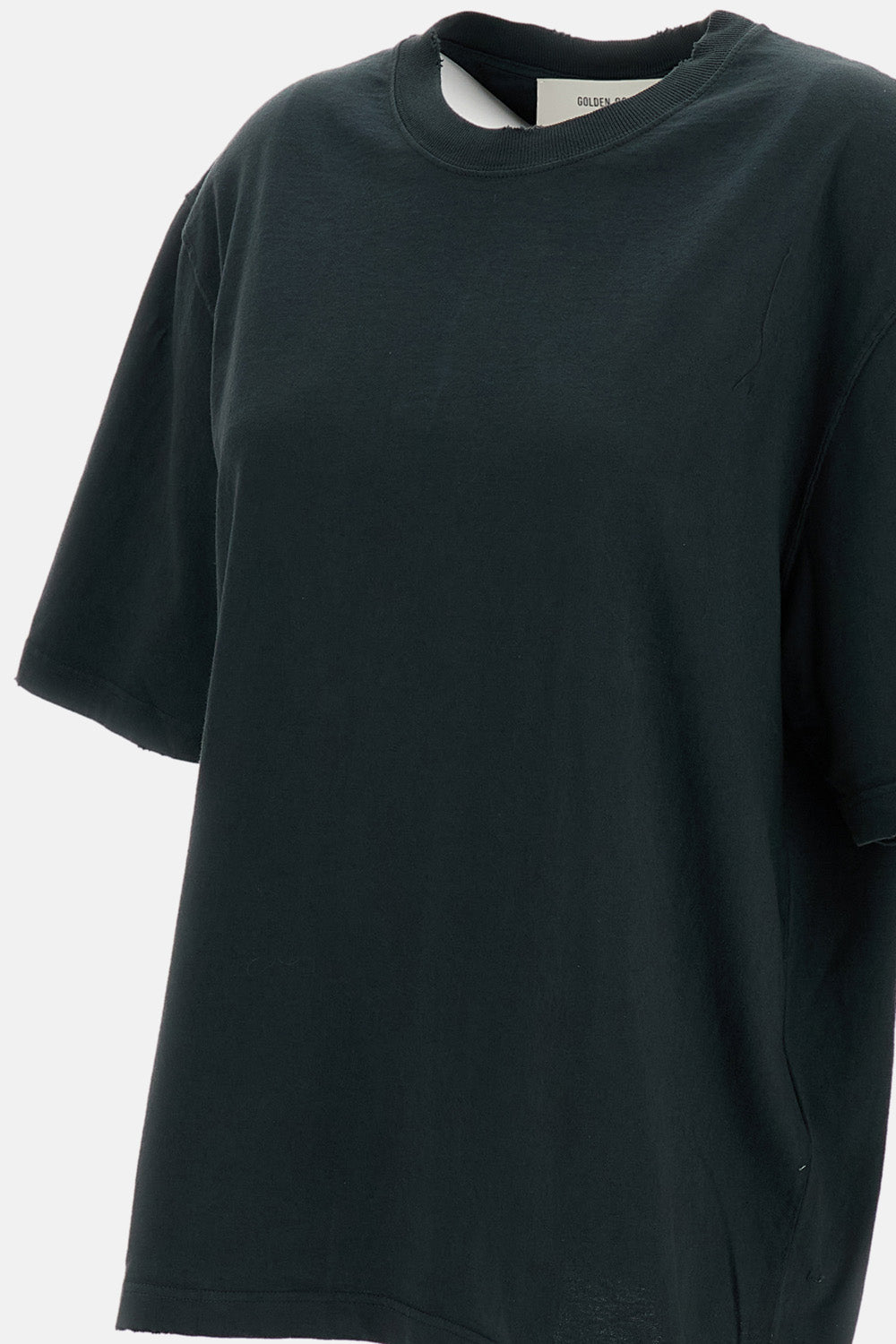 Golden Goose Men T-Shirt Relaxed Fit Logo Patch GOLDEN GOOSE