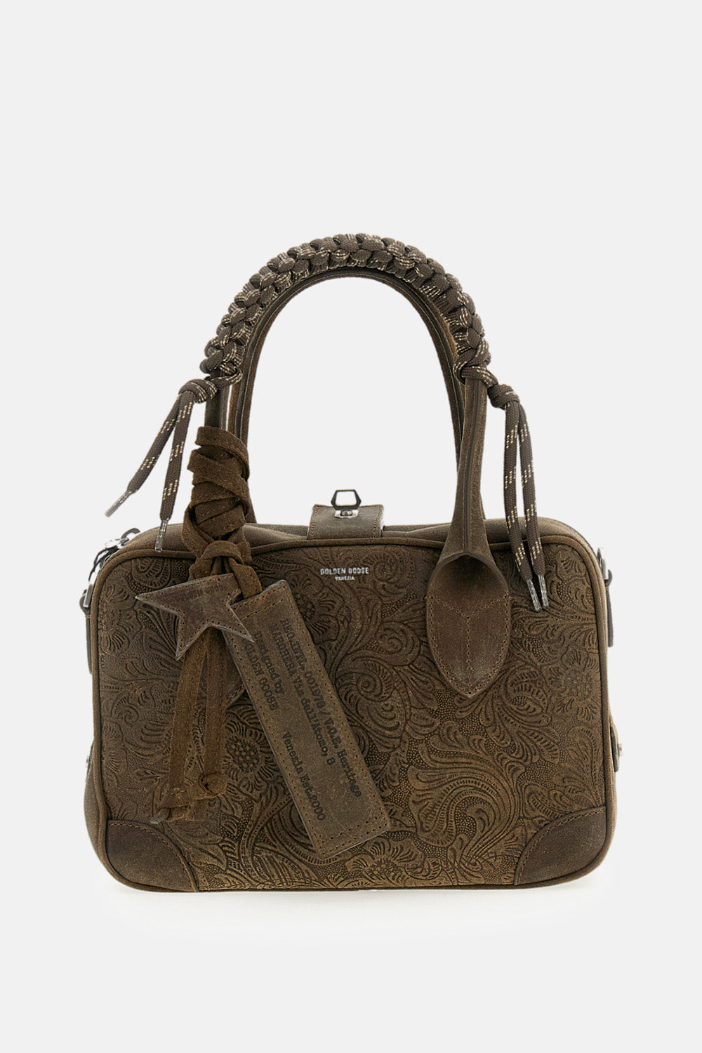 Golden Goose Women Vita Bag Flower Embossed Suede GOLDEN GOOSE