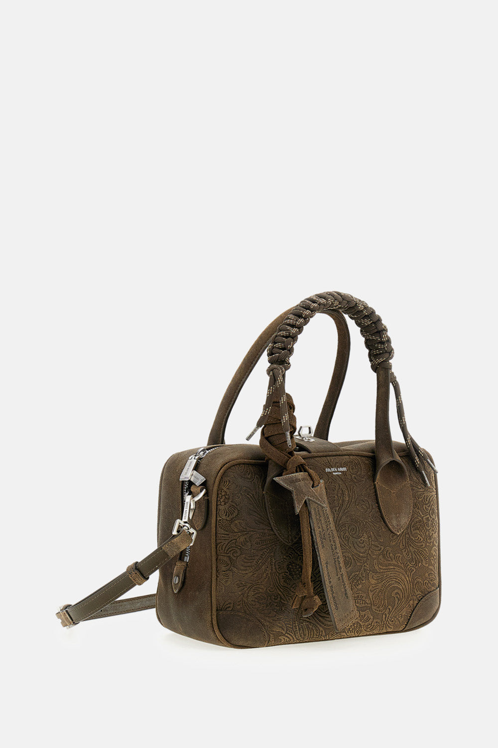 Golden Goose Women Vita Bag Flower Embossed Suede GOLDEN GOOSE