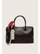 Golden Goose Women Golden Goose Vita Medium Flower Embossed Leather Body With Charms And Silver Metal Details GOLDEN GOOSE