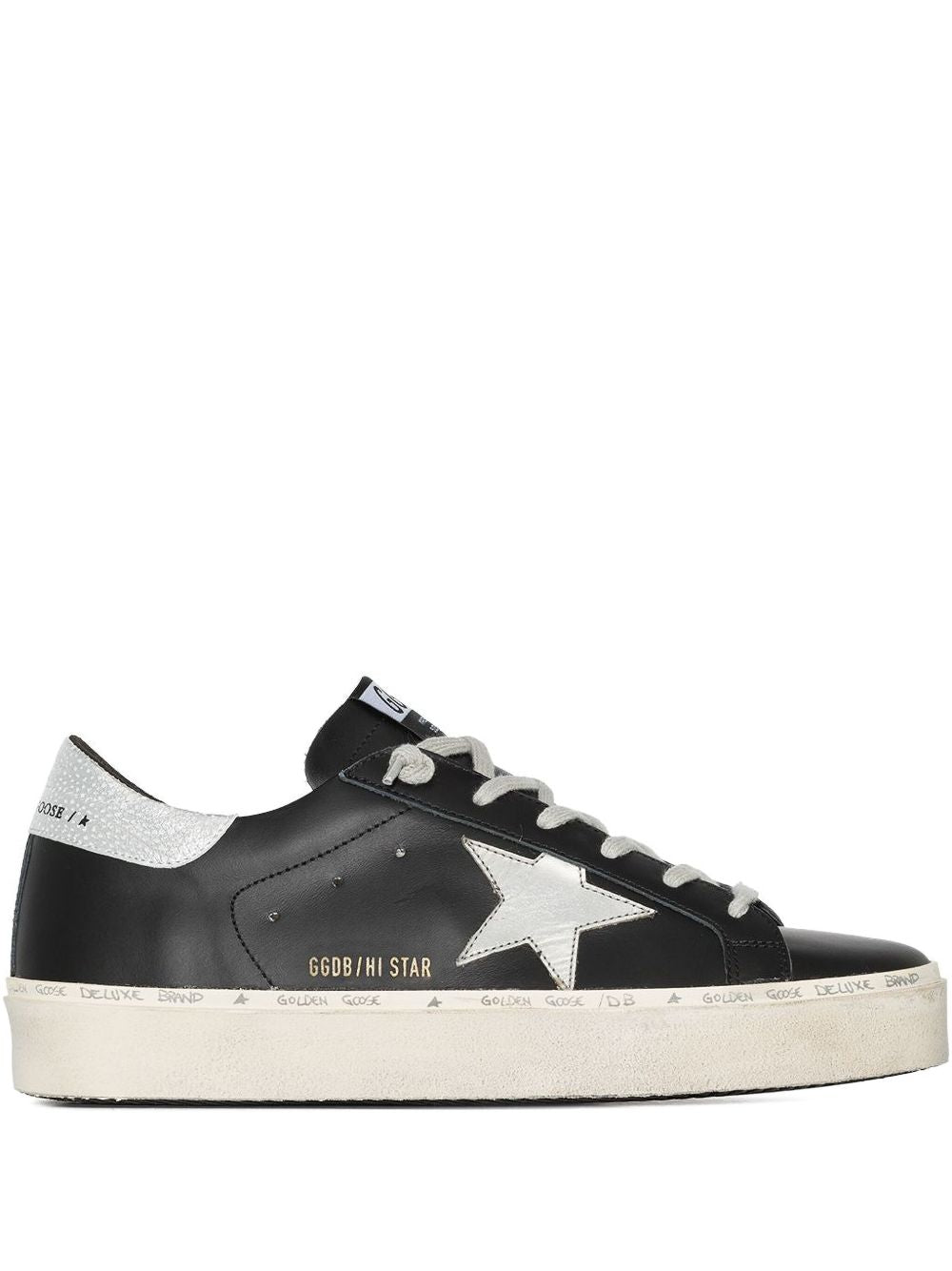 Golden Goose Women Hi Star Leather Sneakers GOLDEN GOOSE