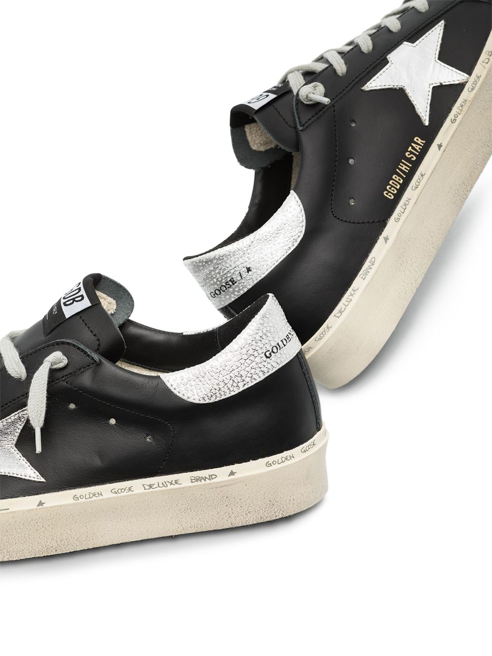 Golden Goose Women Hi Star Leather Sneakers GOLDEN GOOSE