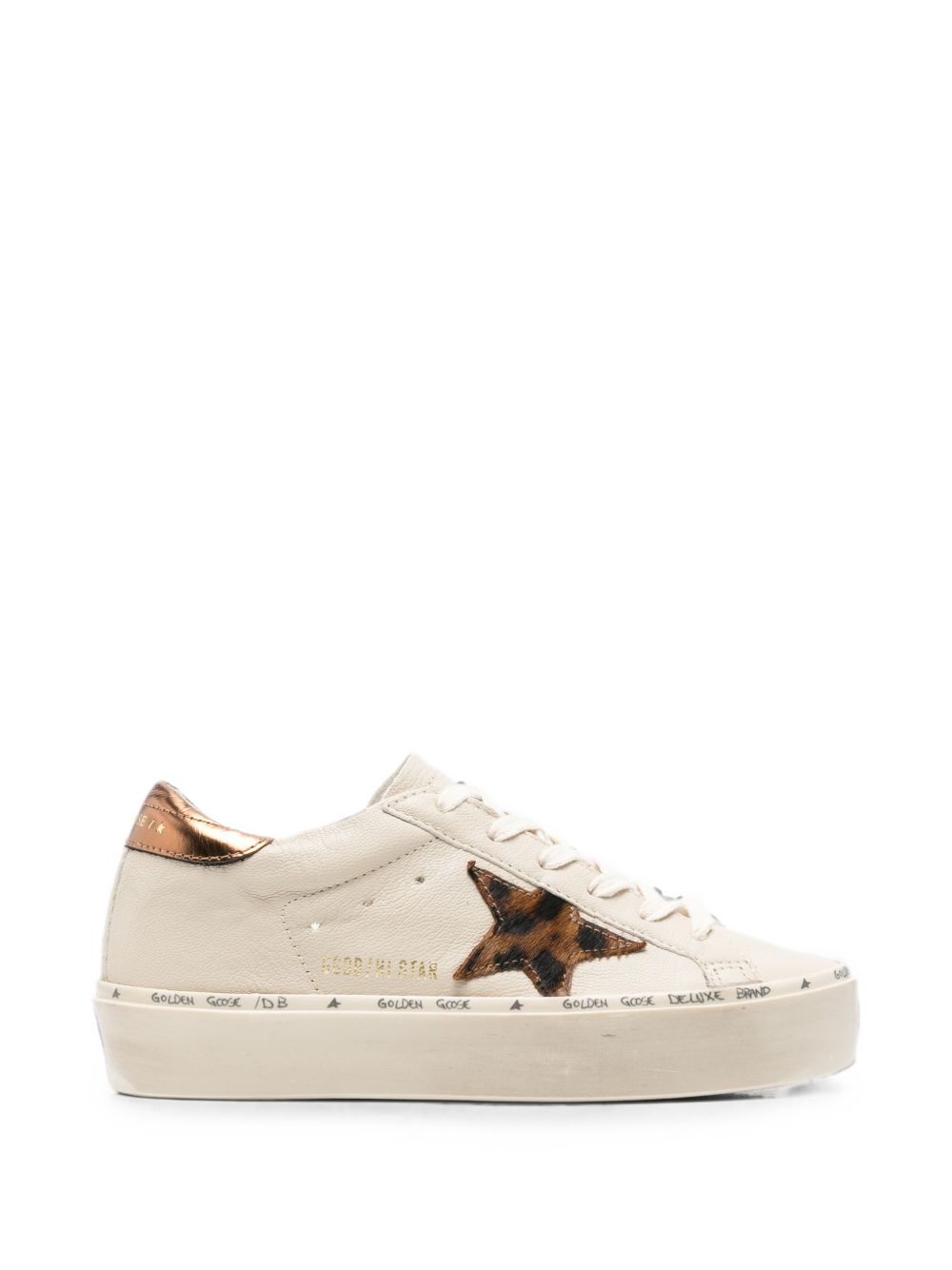 Golden Goose Women Hi Star Leather Sneakers GOLDEN GOOSE