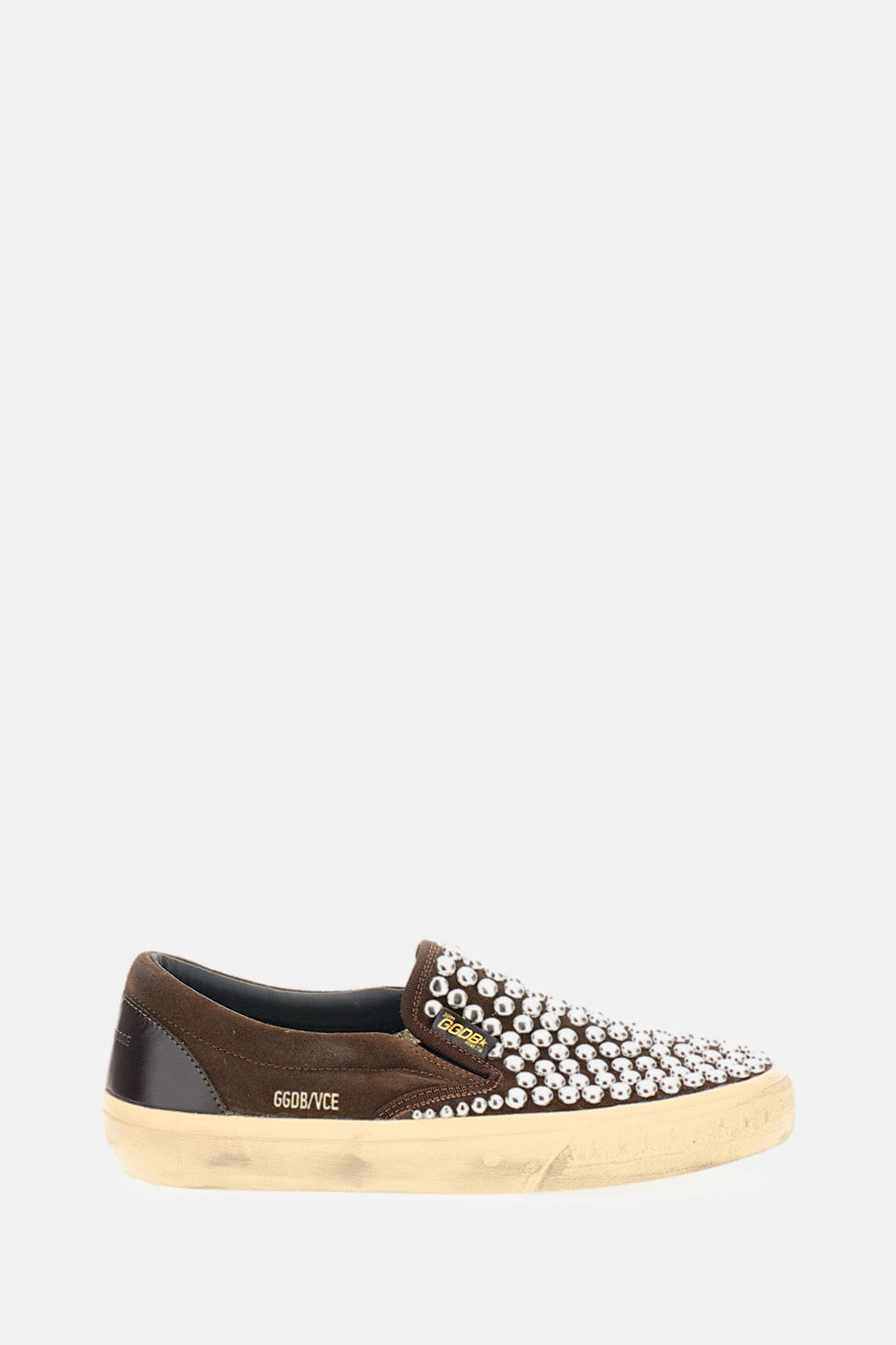 Golden Goose Women Vce Suede Upper With Studs Shiny Leather Spur GOLDEN GOOSE