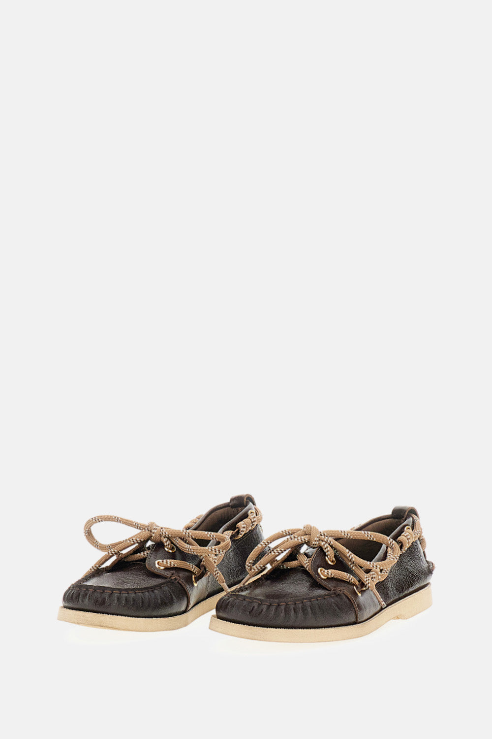 Golden Goose Women Boat Mocassin Wrinkled Leather GOLDEN GOOSE