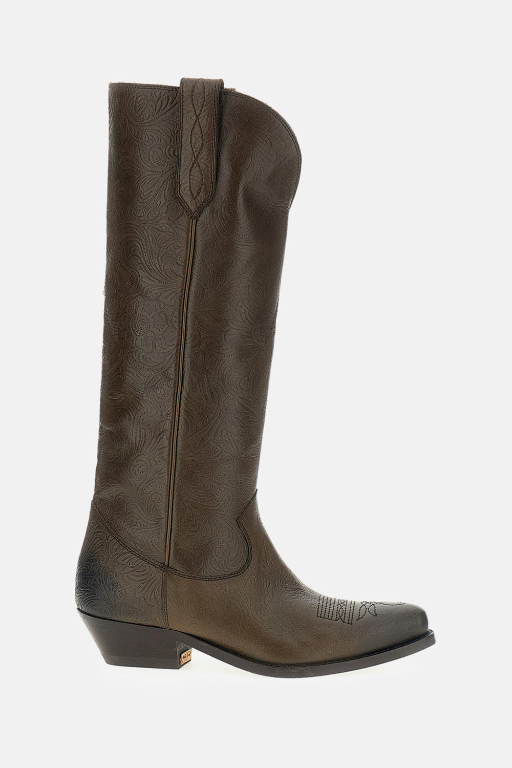 Golden Goose Women Wish Star Embossed Leather Boots GOLDEN GOOSE