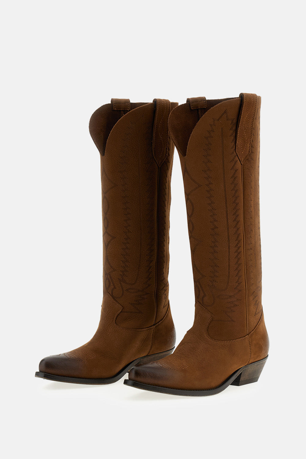 Golden Goose Women Wish Star Laser-Engraved Leather Boots GOLDEN GOOSE