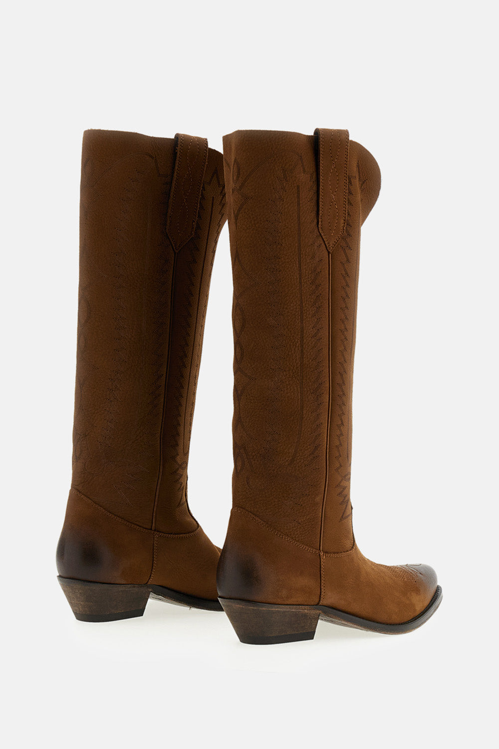 Golden Goose Women Wish Star Laser-Engraved Leather Boots GOLDEN GOOSE