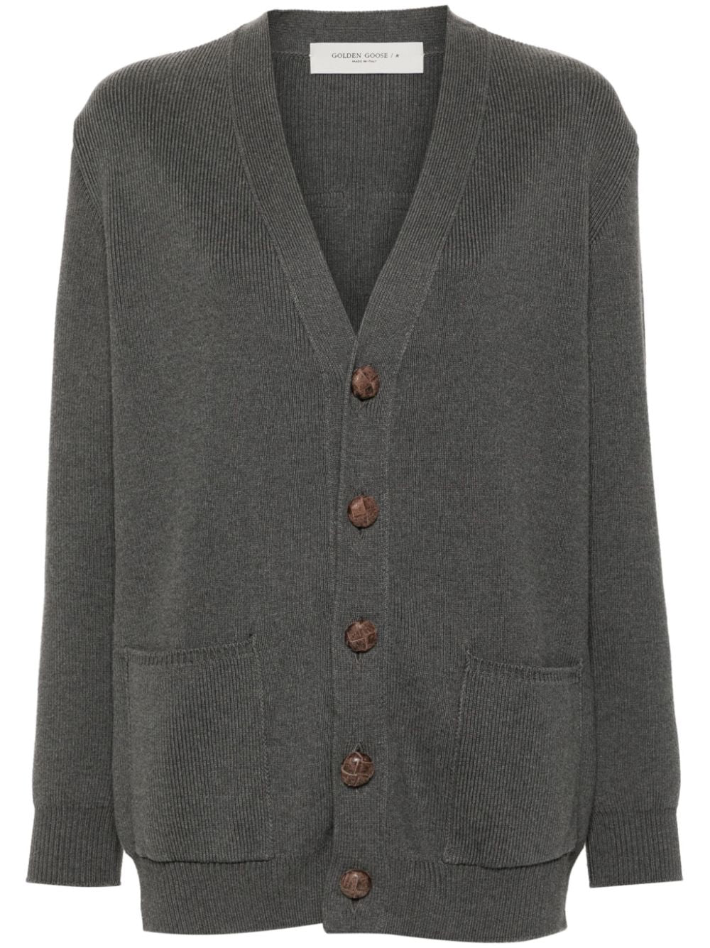 Golden Goose Women Cotton V-Necked Cardigan GOLDEN GOOSE