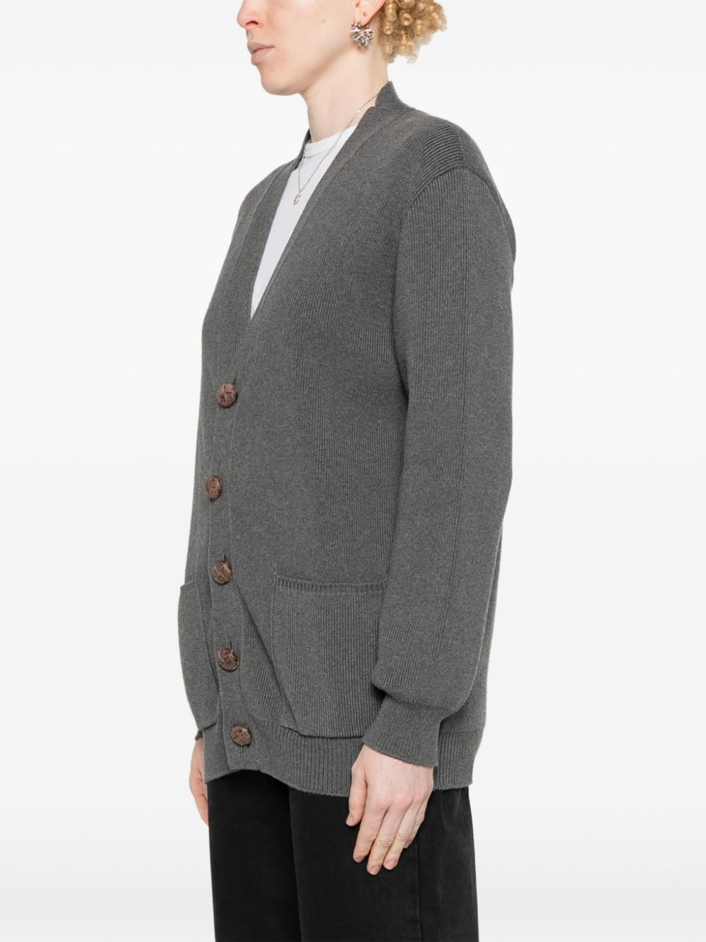 Golden Goose Women Cotton V-Necked Cardigan GOLDEN GOOSE
