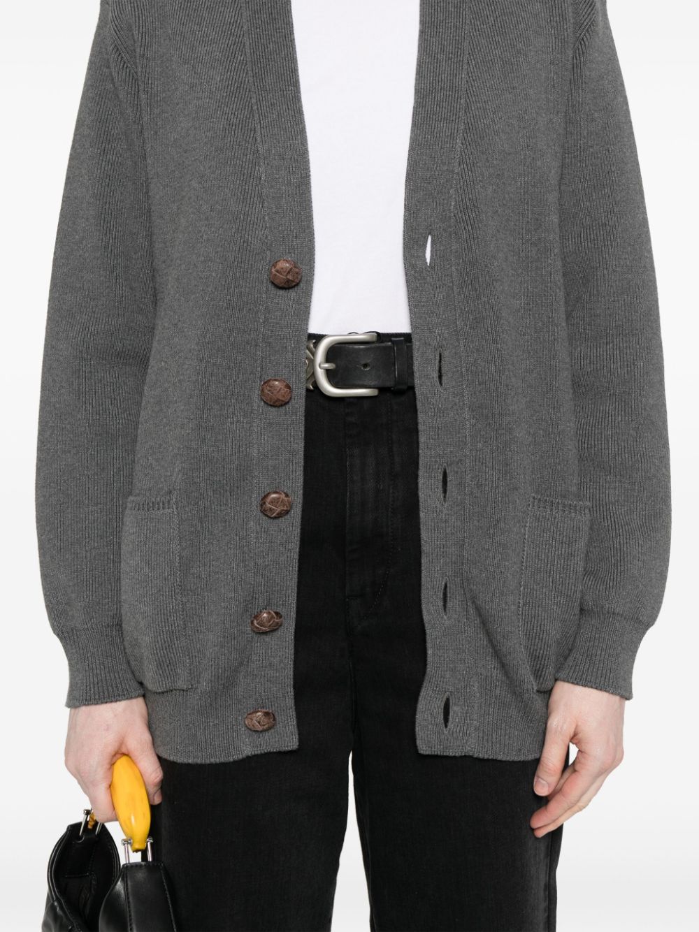 Golden Goose Women Cotton V-Necked Cardigan GOLDEN GOOSE