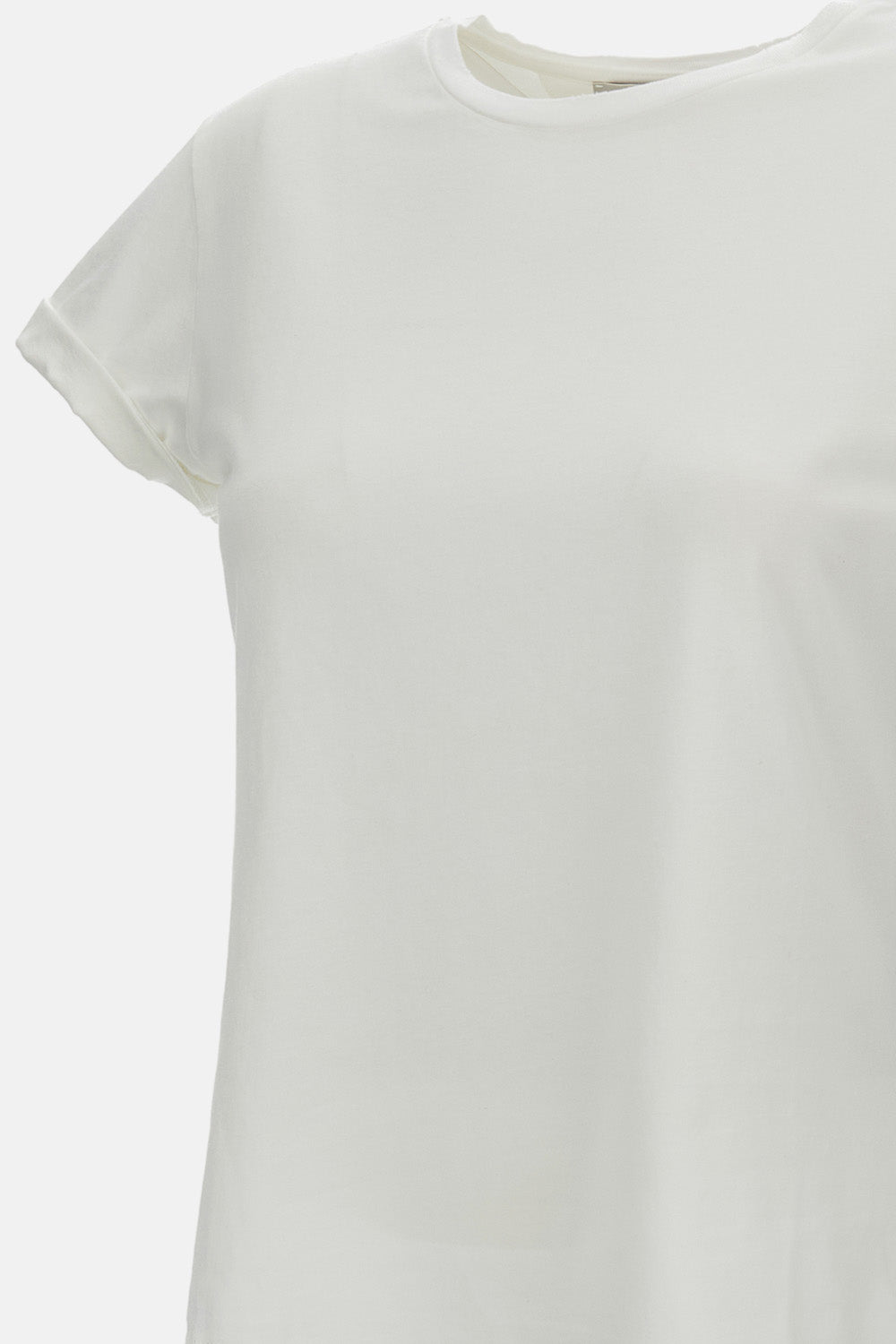 Golden Goose Women Slim T-Shirt Distressed Cotton Jersey GOLDEN GOOSE