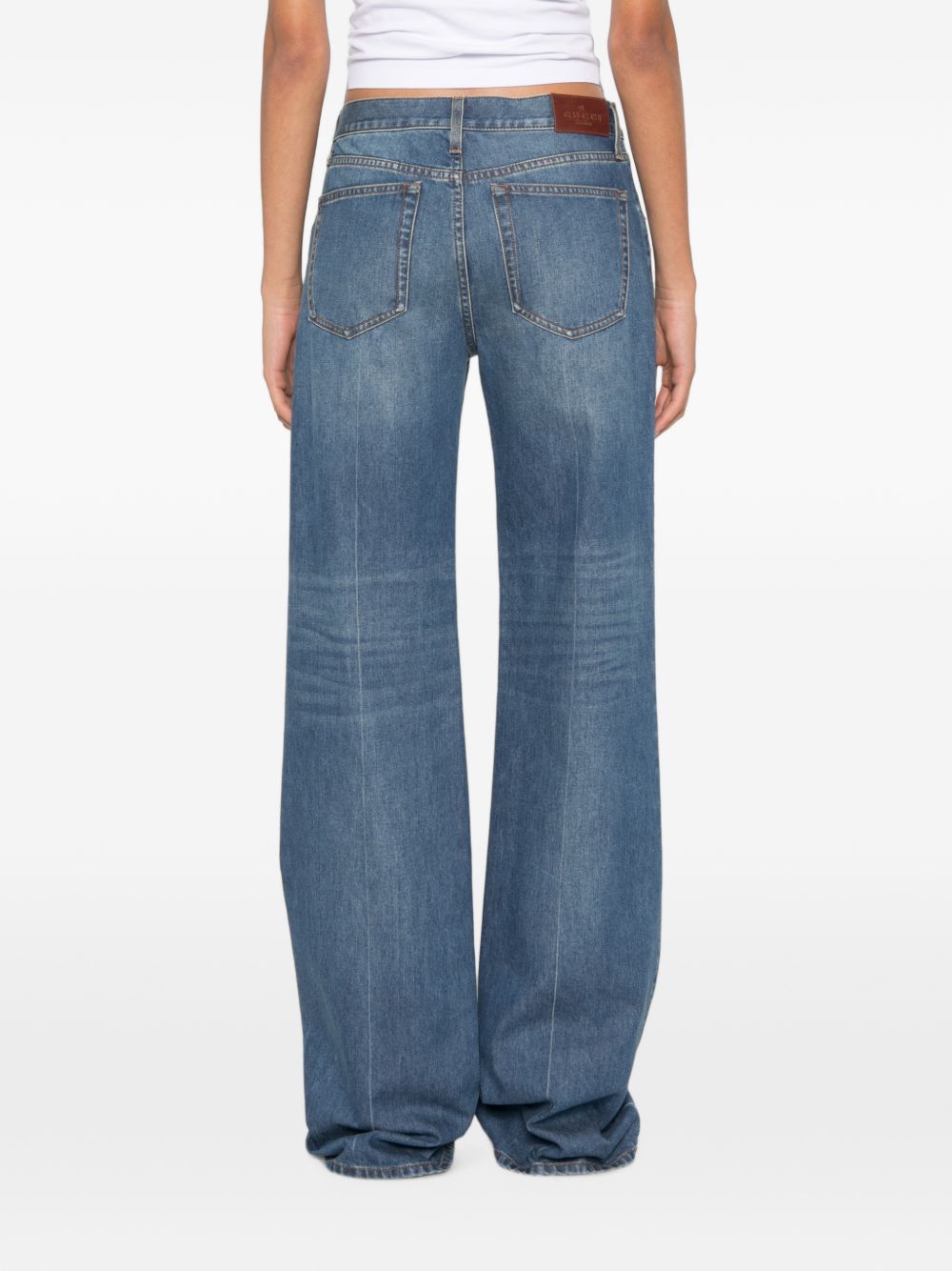 Gucci Women Denim Cotton Jeans GUCCI