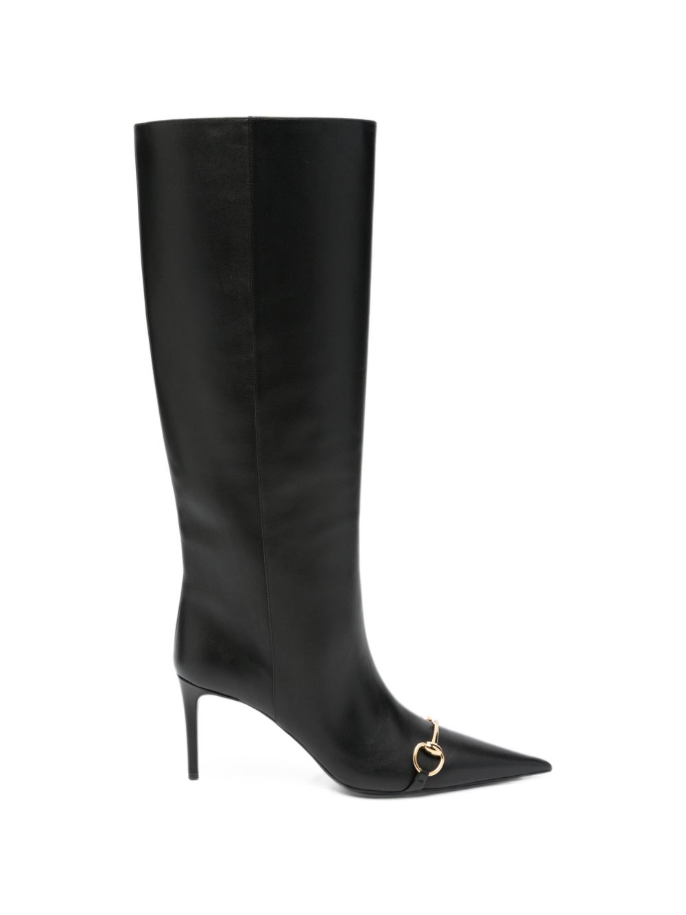 Gucci Women Leather Heel Boots GUCCI