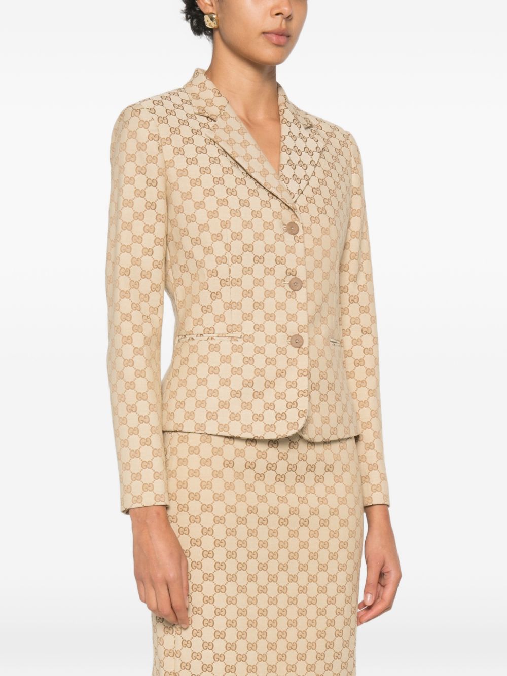 Gucci Women Gg Cototn Jacket GUCCI