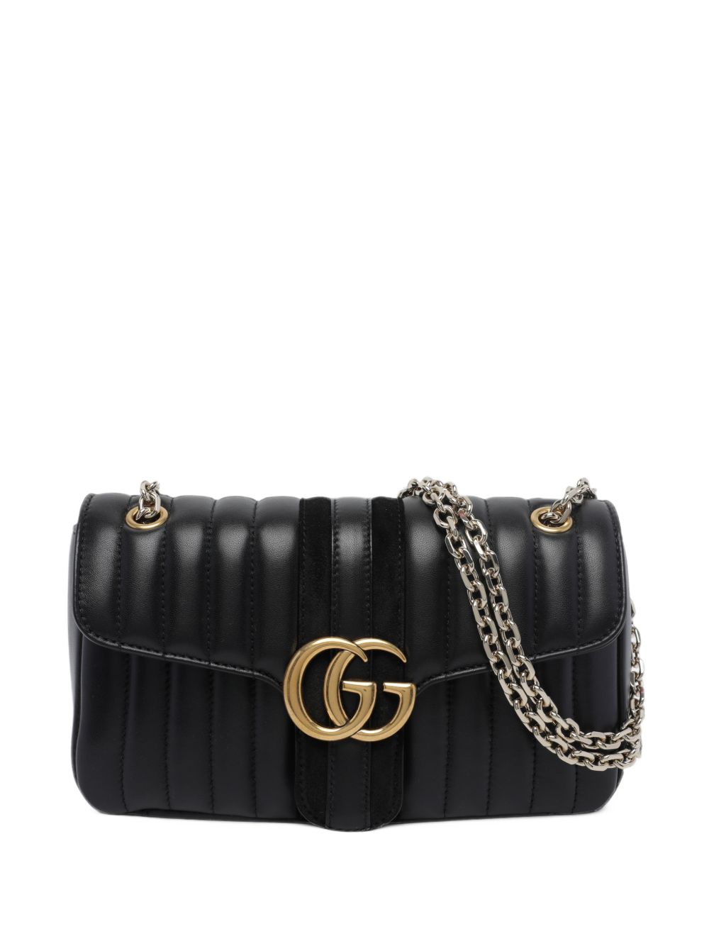 Gucci Women Gg Mamront Medium Leather Shoulder Bag GUCCI