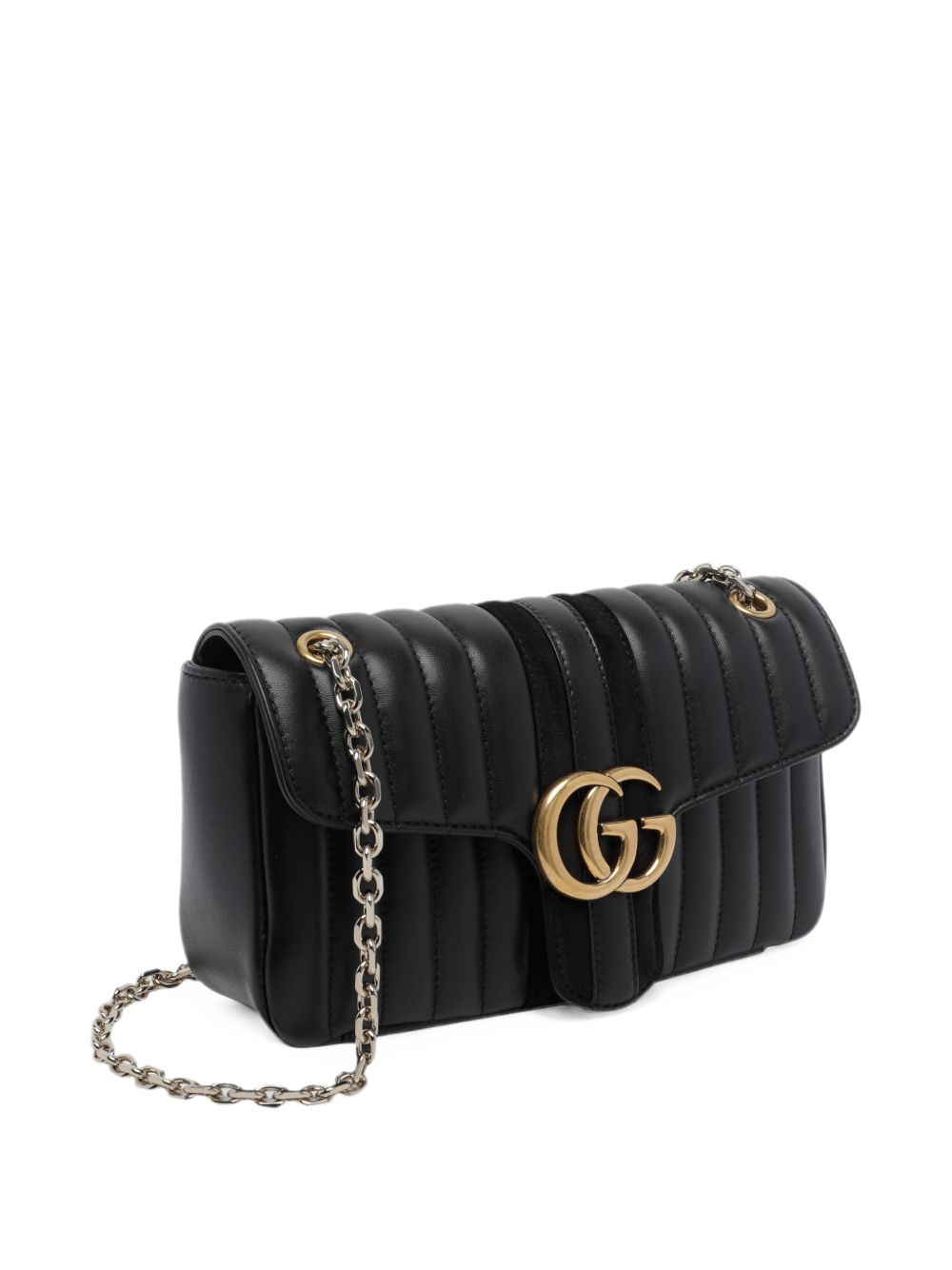 Gucci Women Gg Mamront Medium Leather Shoulder Bag GUCCI