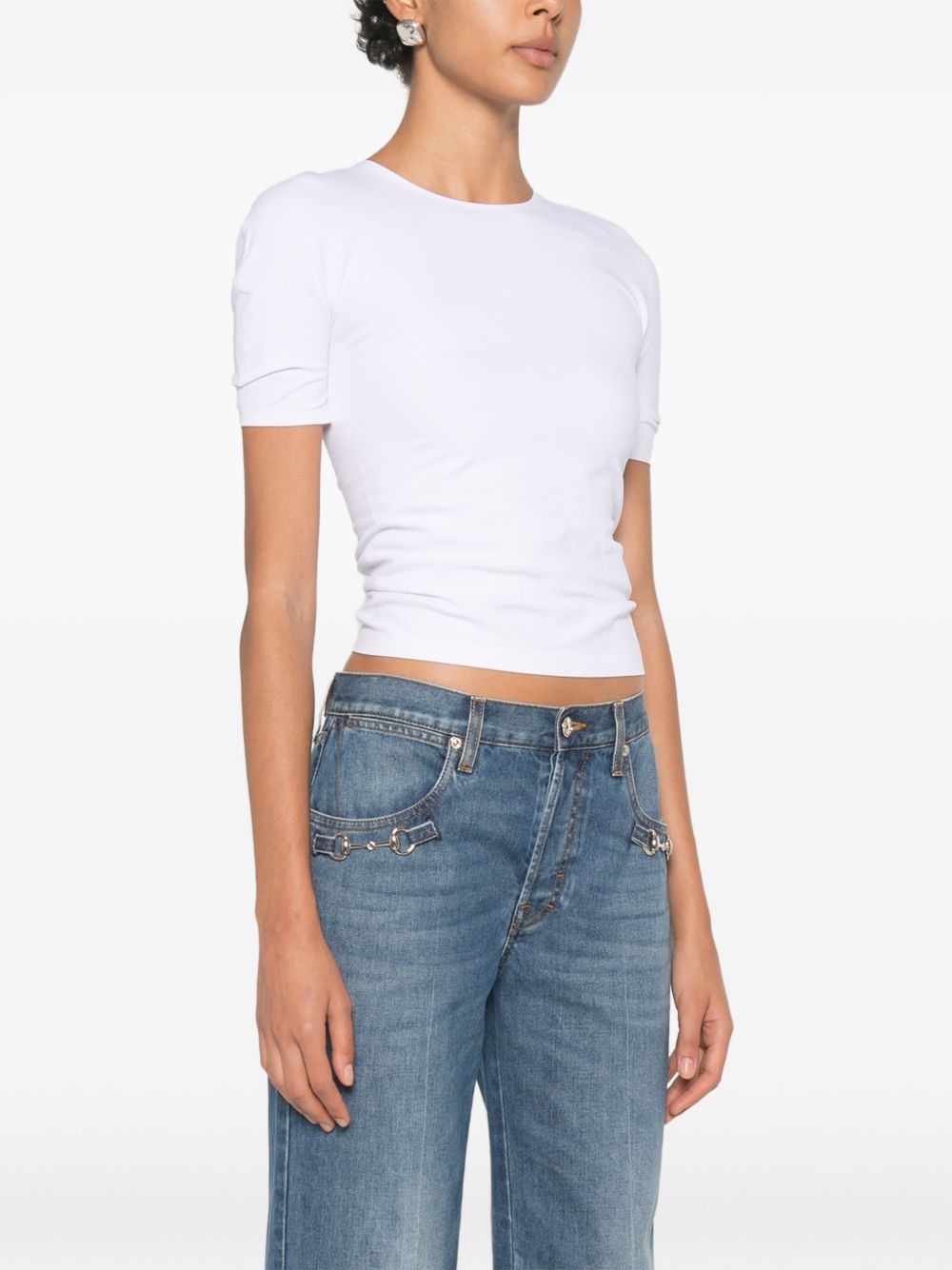 Gucci Women Nylon Jersey T-Shirt GUCCI
