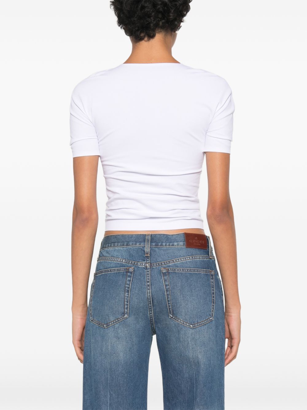 Gucci Women Nylon Jersey T-Shirt GUCCI