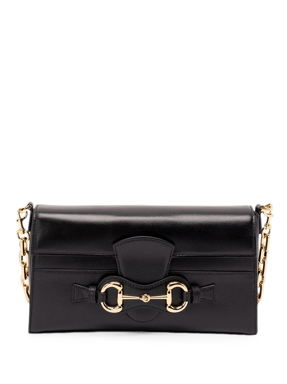 Gucci Women Horsebit Ristretto Medium Leather Shoulder Bag GUCCI