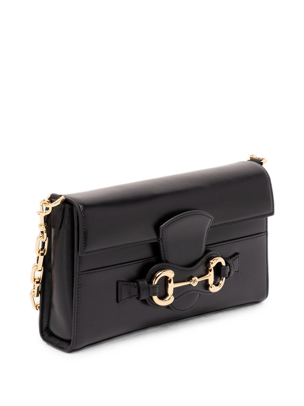 Gucci Women Horsebit Ristretto Medium Leather Shoulder Bag GUCCI