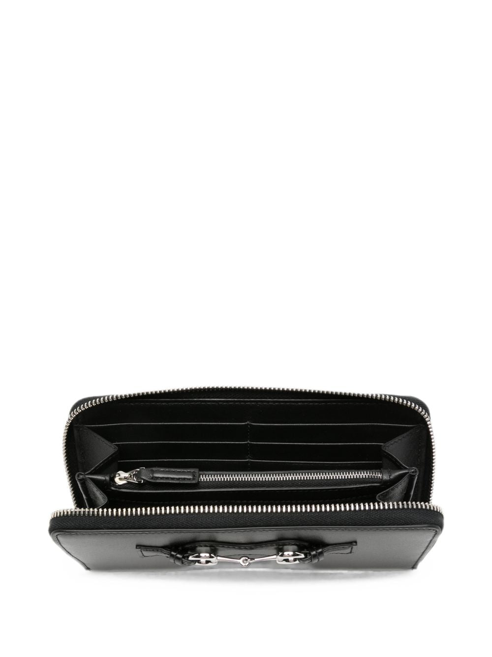 Gucci Women Horsebit Zip Around Wallet GUCCI
