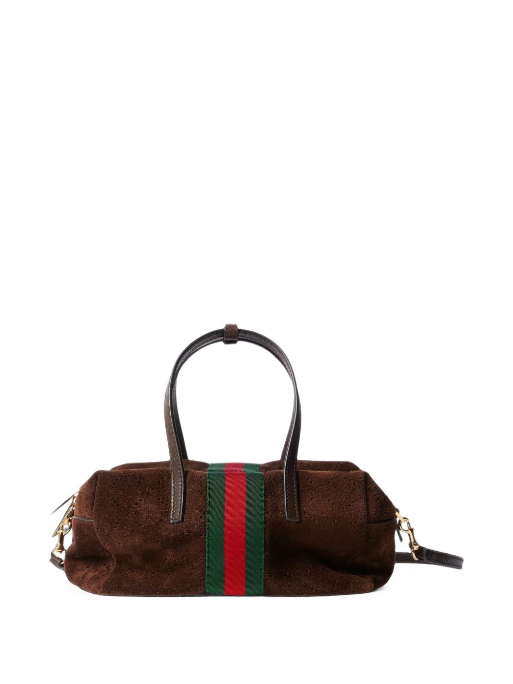 Gucci Women Web Detail Suede Leather Mini Bag GUCCI