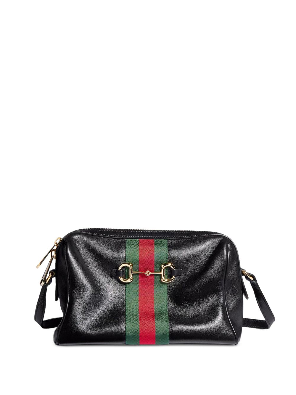 Gucci Women Horsebit Web Crossbody Bag GUCCI