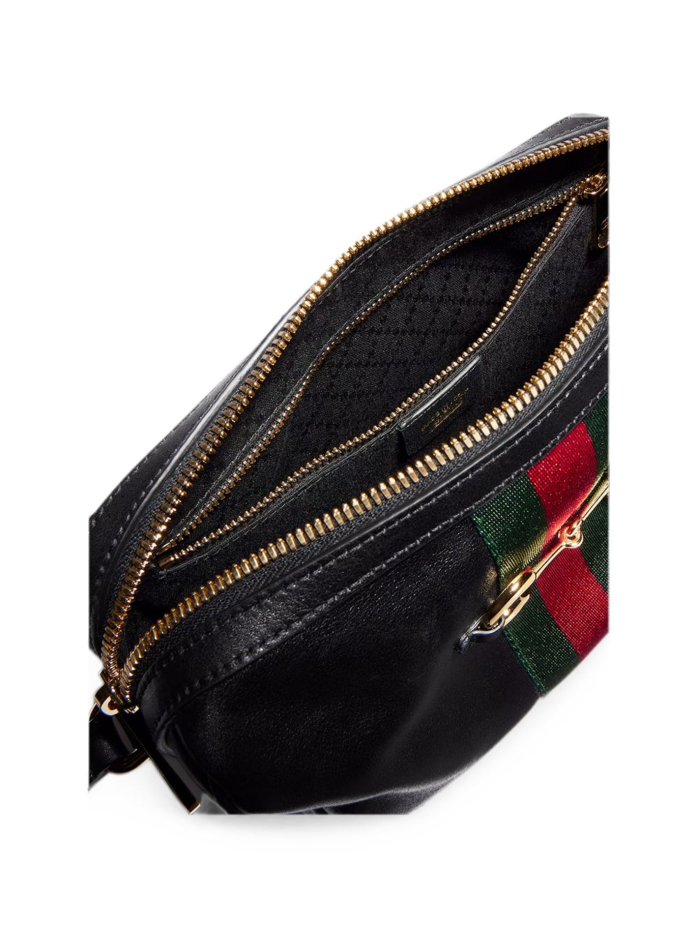 Gucci Women Horsebit Web Crossbody Bag GUCCI