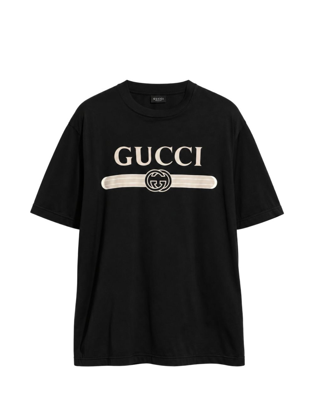 Gucci Men Logo Cotton T-Shirt GUCCI