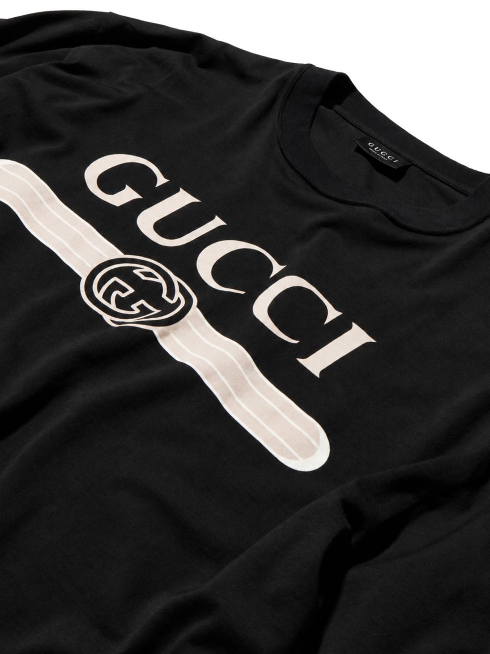 Gucci Men Logo Cotton T-Shirt GUCCI