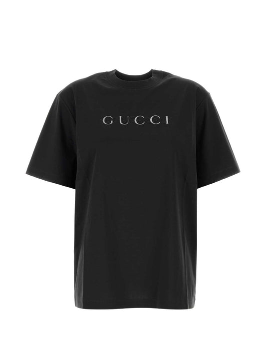 Gucci Women Logo Cotton T-Shirt GUCCI