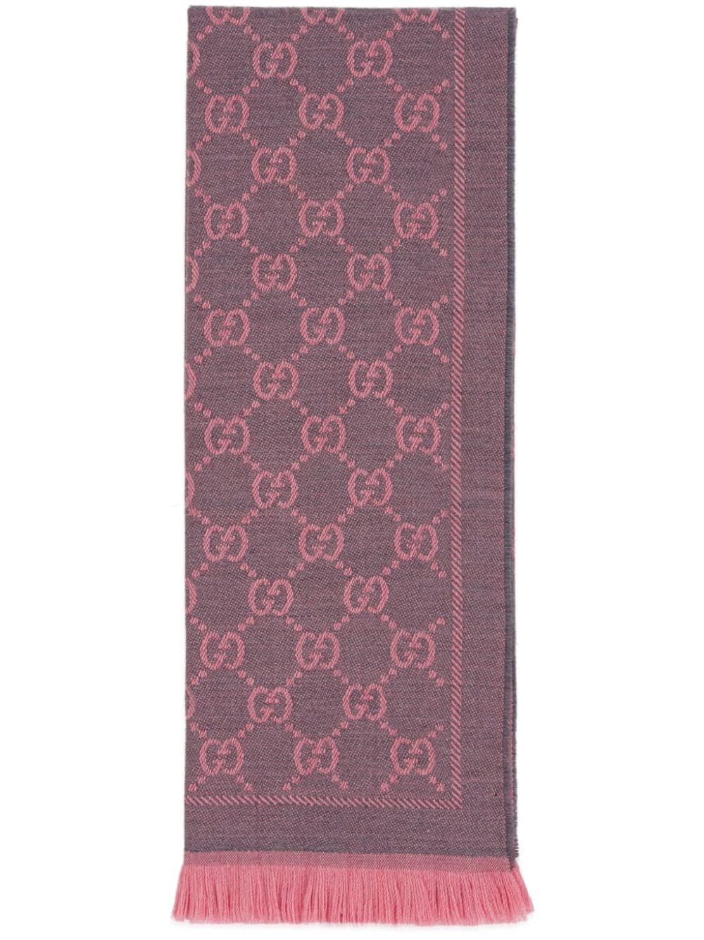 Gucci Women Gg Wool Scarf GUCCI