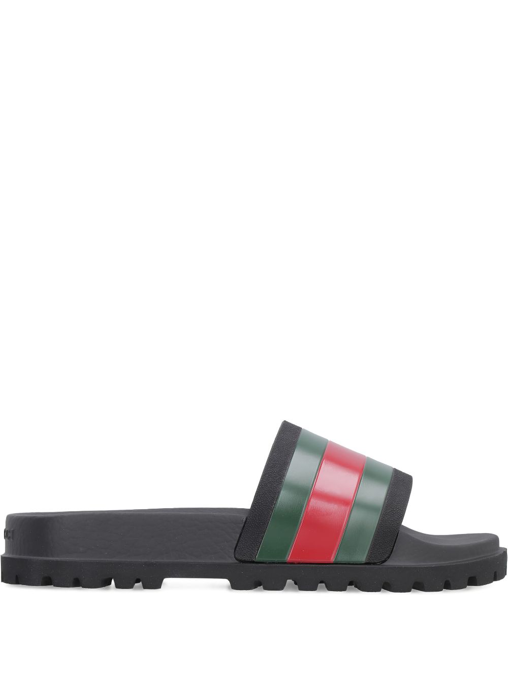 Gucci Men Web Pool Slides