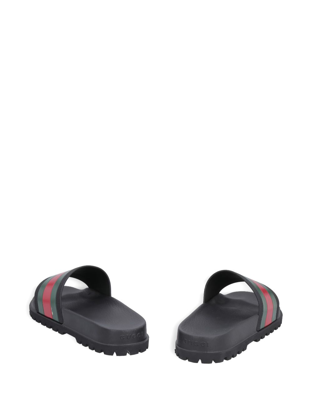 Gucci Men Web Pool Slides