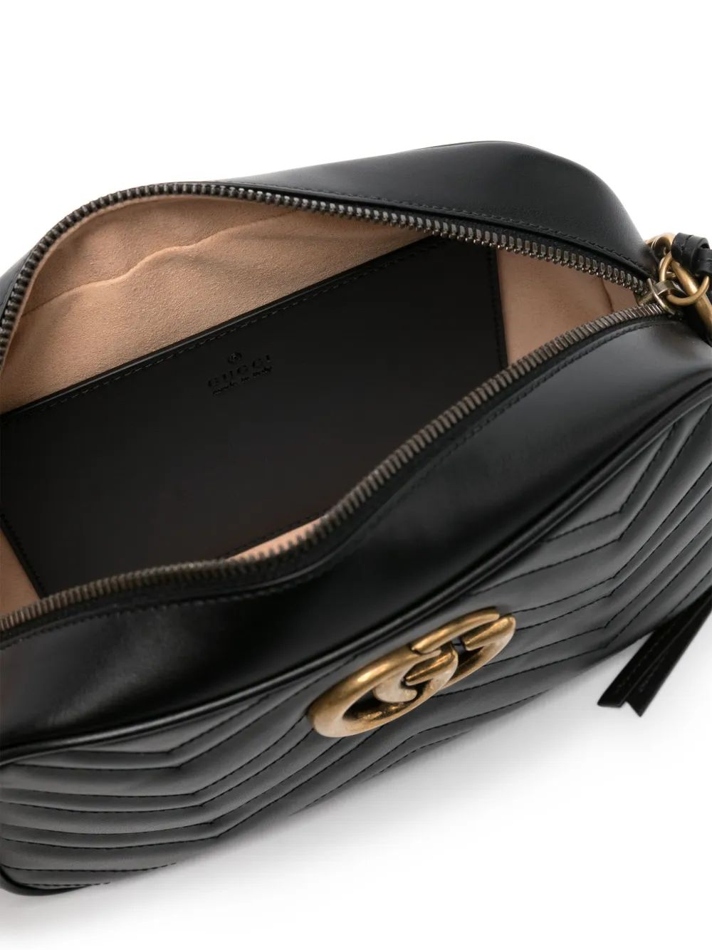 Gucci Women Gg Marmont Small Leather Crossbody Bag GUCCI