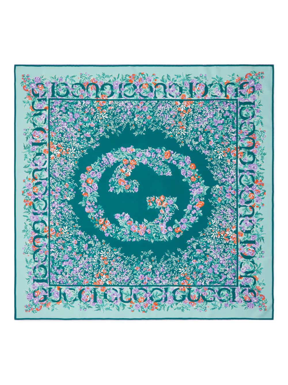 Gucci Women Printed Silk Foulard GUCCI
