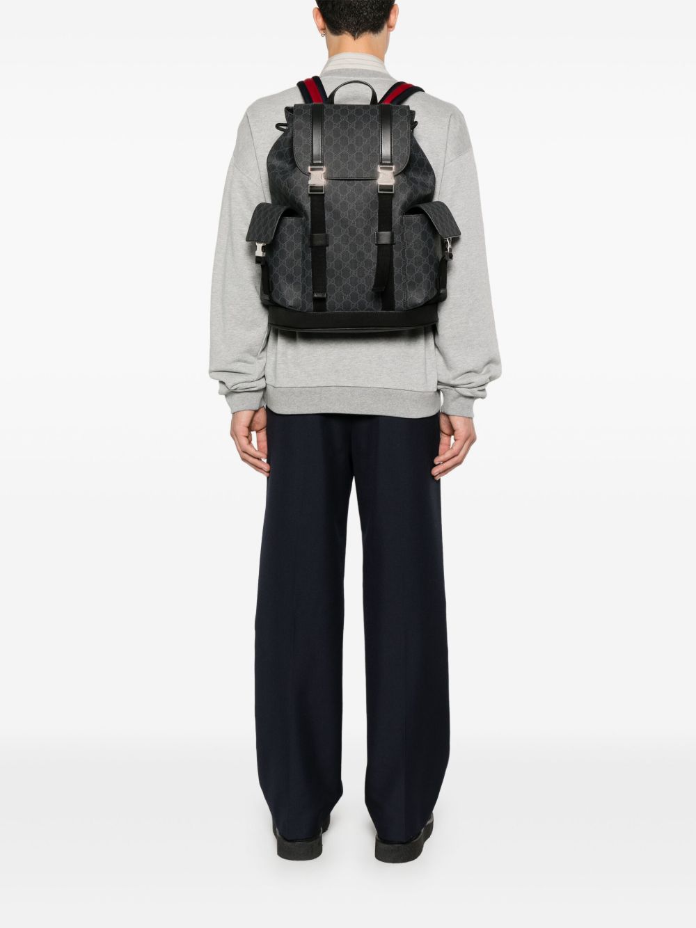 Gucci Men Gg Large Backpack GUCCI