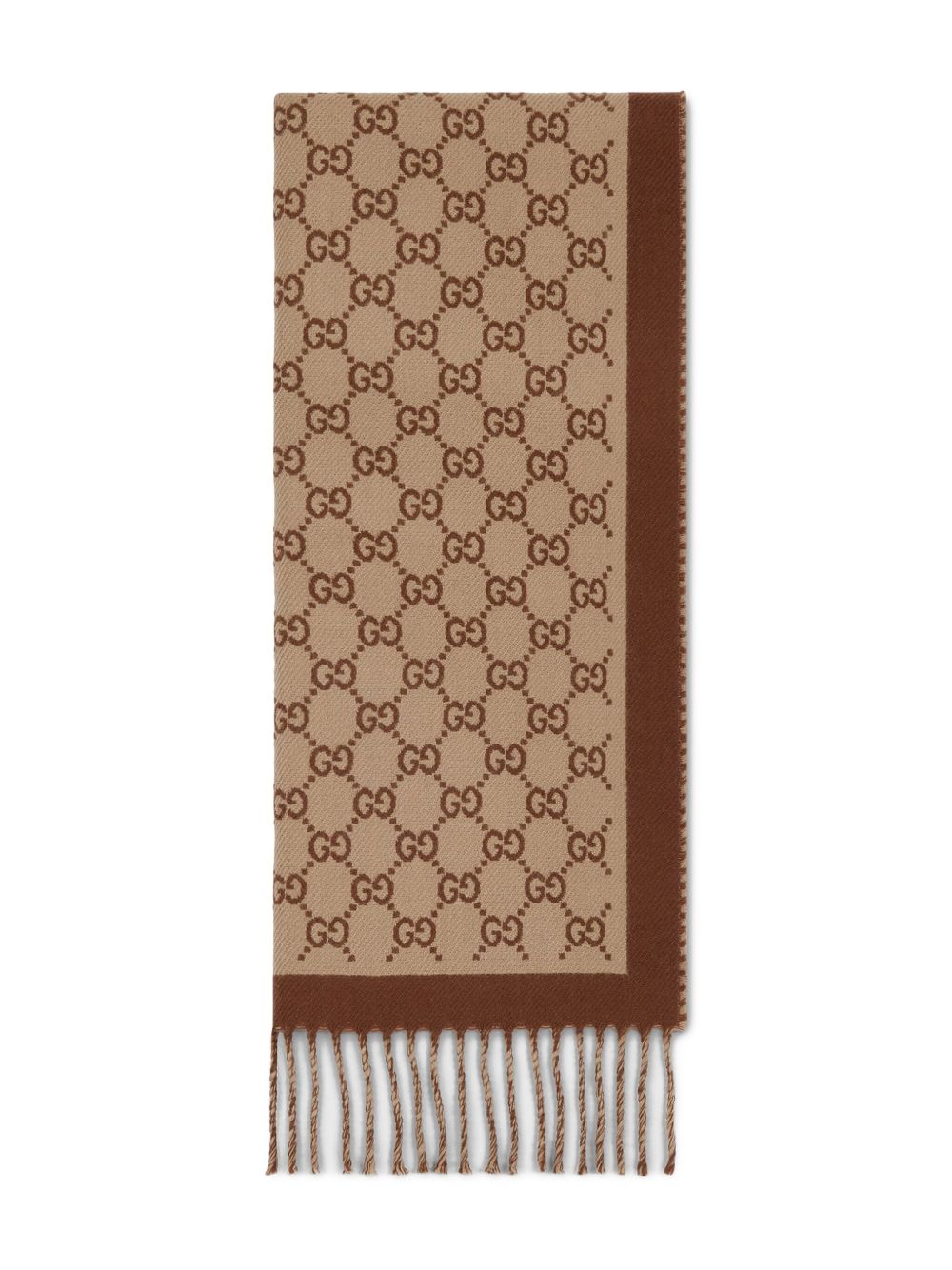 Gucci Women Gg Wool Scarf GUCCI