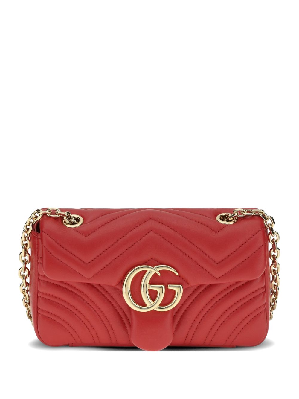 Gucci Women Gg Marmont Small Leather Shoulder Bag GUCCI